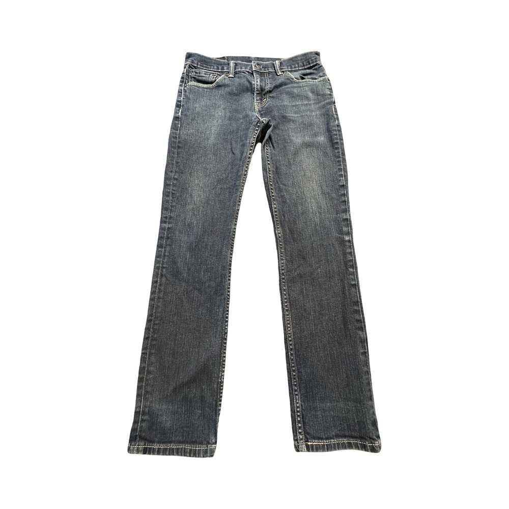 Levi 511 Slim Straight Jeans Mens 30x30 Dark Wash Denim Western